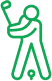 Person hitting ball icon