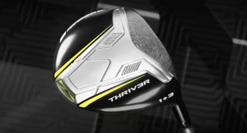 Up close of the Performance Golf 1+3 Thriver Golf Club.