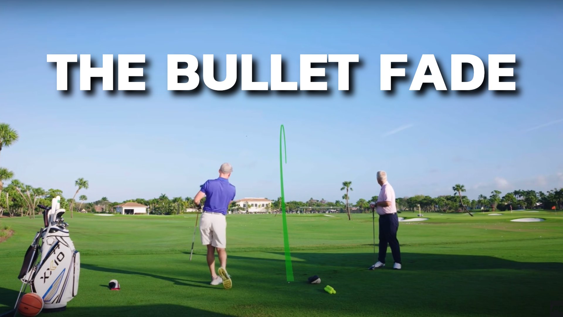 Performance Golf coaches Eric Cogorno and Martin Hall demonstrate how to hit a fade in golf.