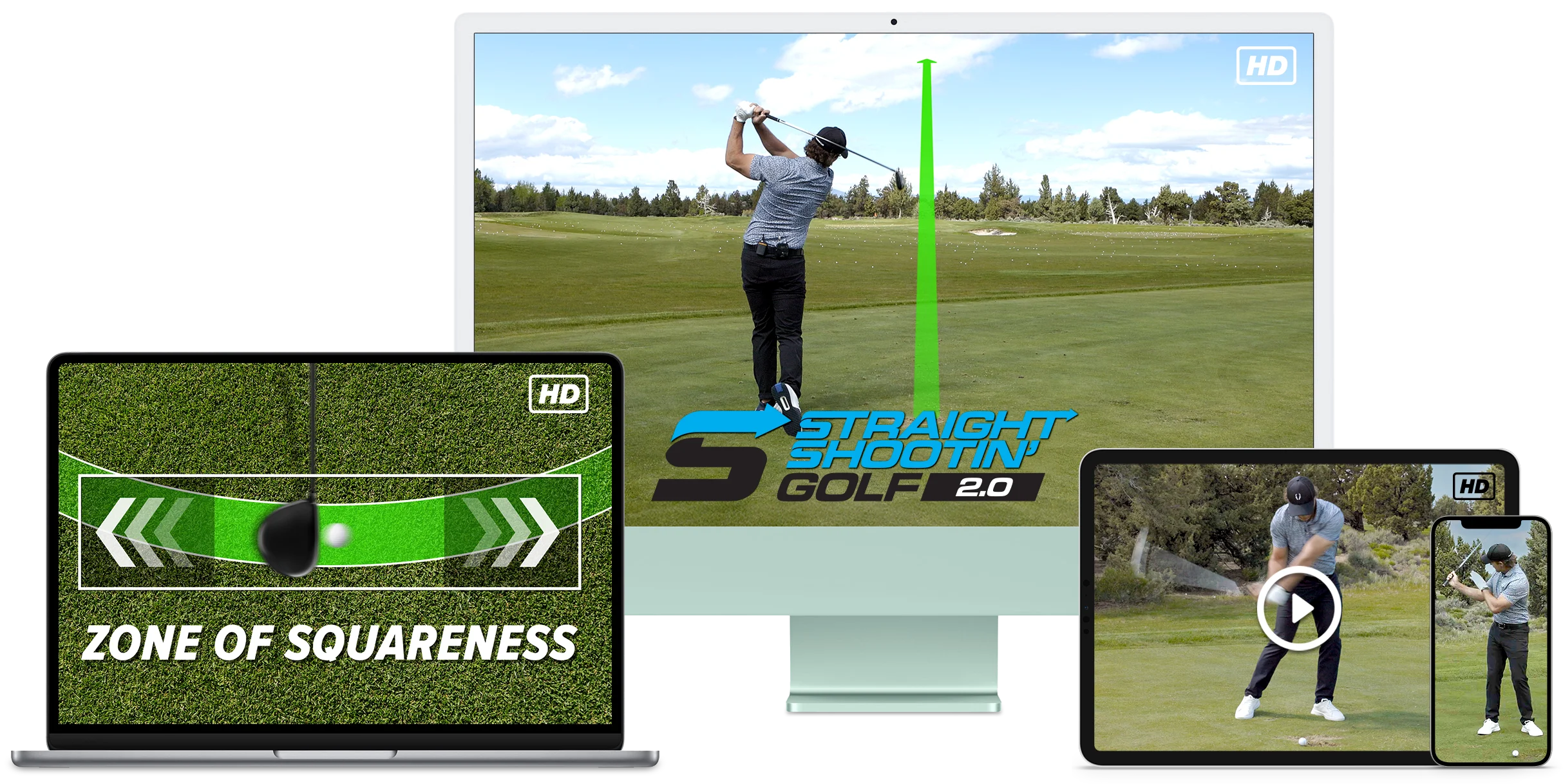 Image featuring Andrew Rice's Smart Distance System training course, shown on a desktop, laptop, and mobile device.