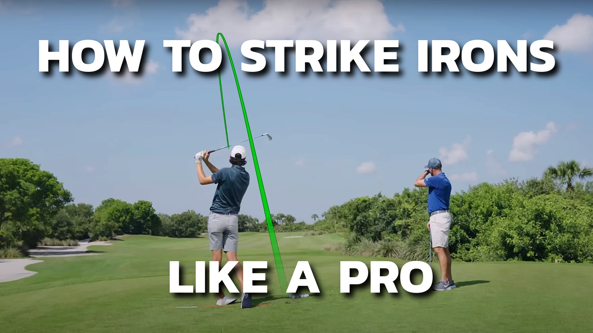 Eric Cogorno and Grant Horvat demonstrate how to strike irons like a pro on the Performance Golf YouTube channel.