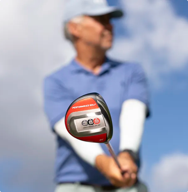 Close up of the click stick driver shaft and 10 speed clicker