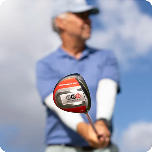 Close up of the click stick driver shaft and 10 speed clicker