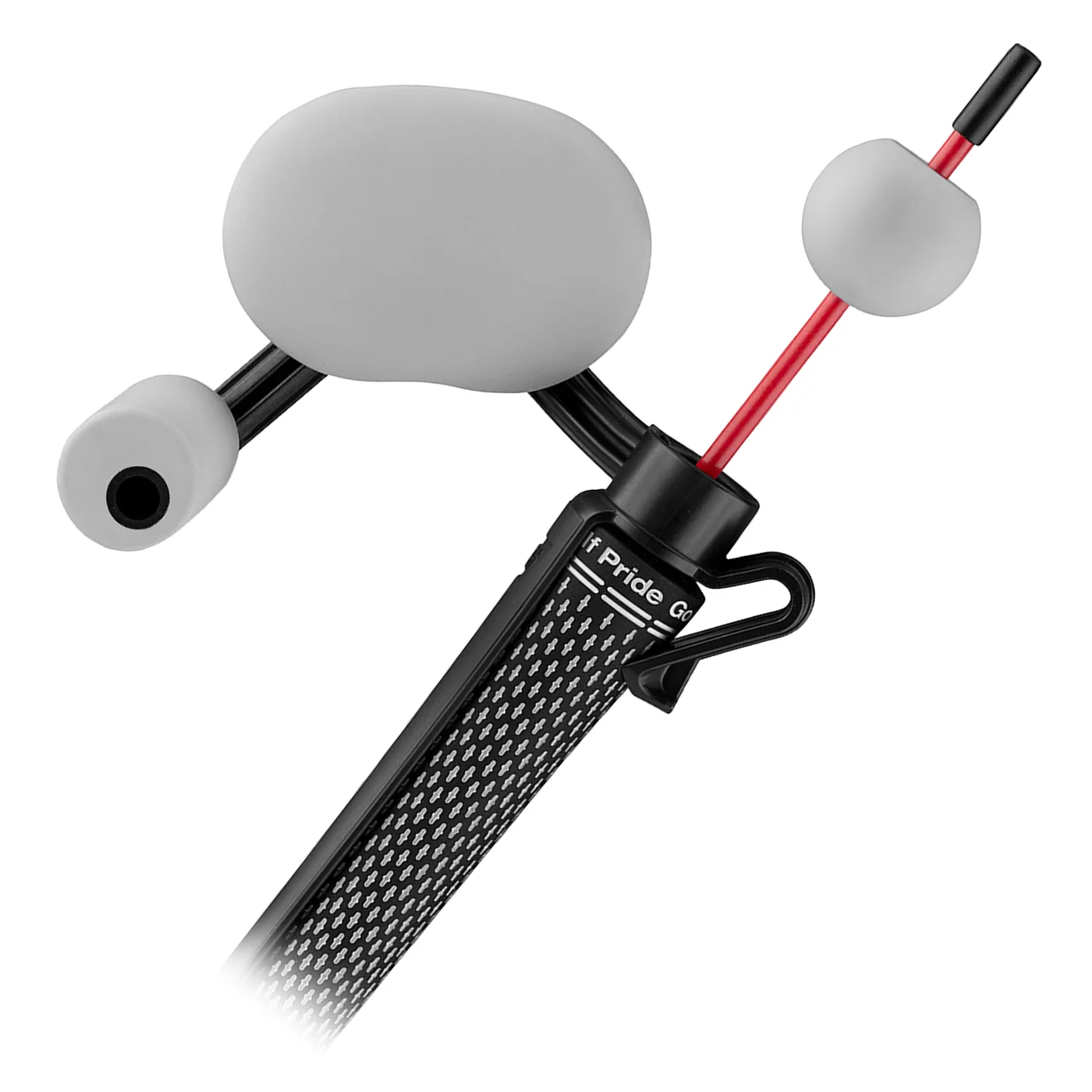 Close up of the click stick driver head and 10 speed clicker.