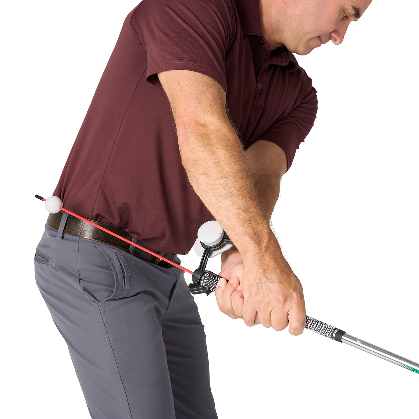 Close up of the click stick driver shaft and 10 speed clicker