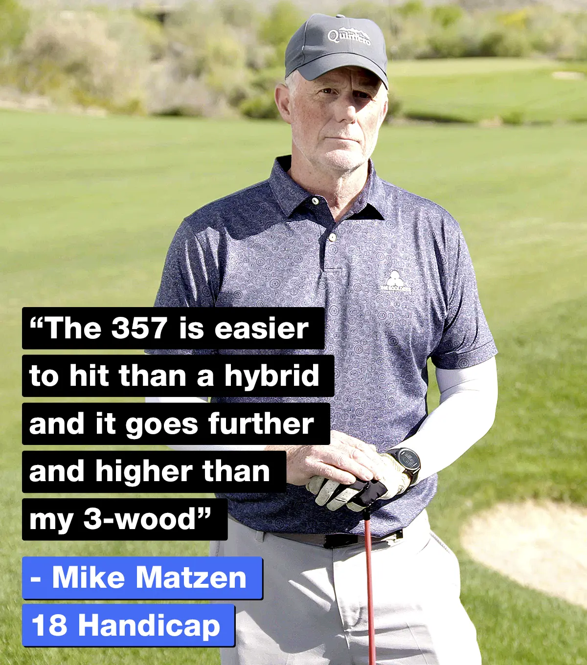 Golfer Lonny C giving his testimonial about he SF1