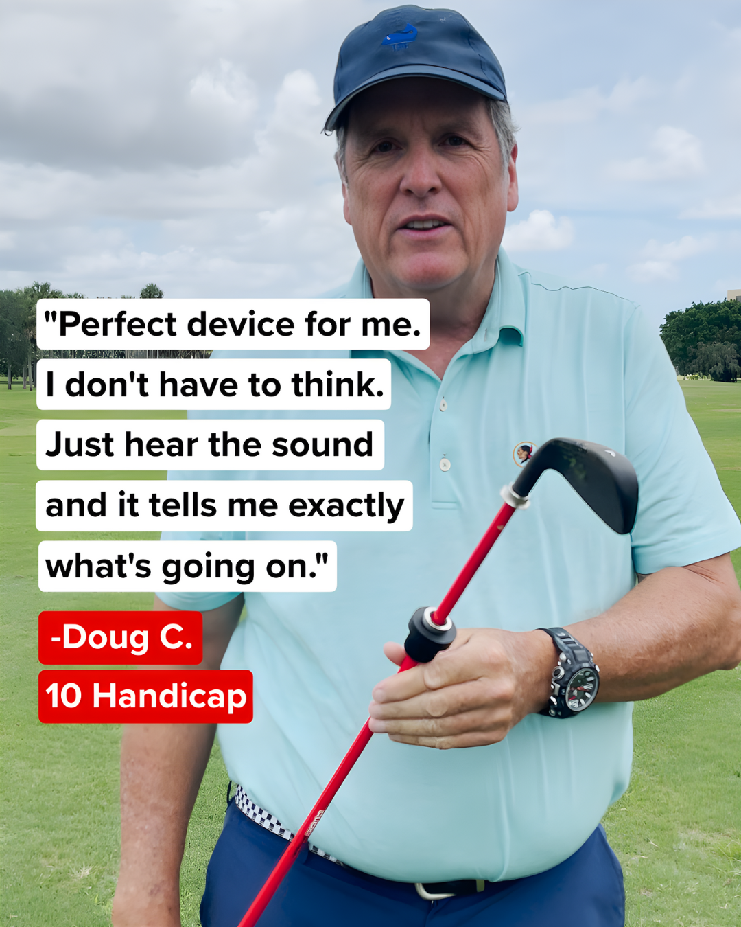 Golfer Scott H giving his testimonial on The SF1.